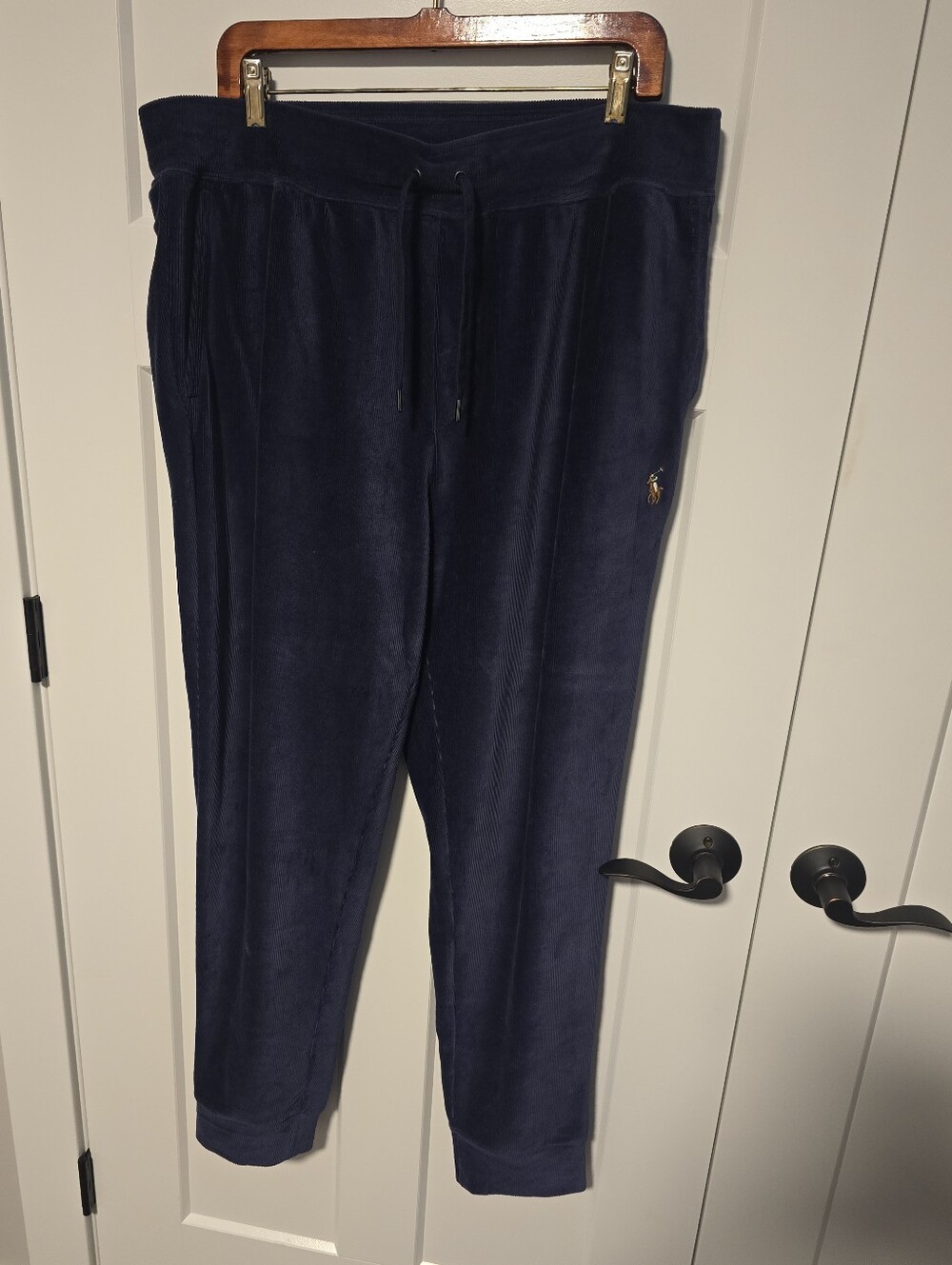 Ralph Lauren Navy Corduroy Joggers